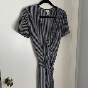 Black and white jumpsuit